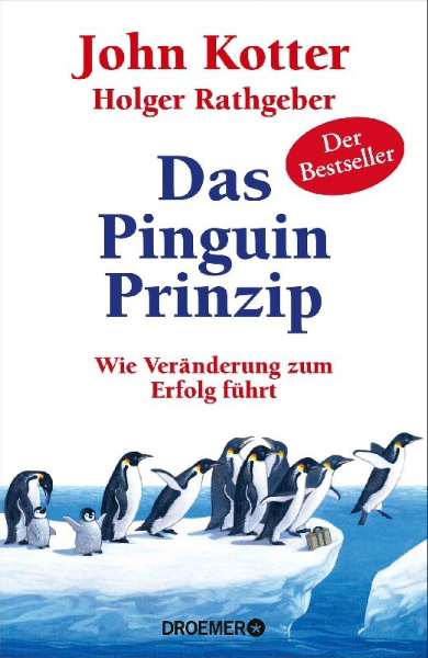 Buchcover und Innenansicht für das Buch: Das Pinguin-Prinzip
