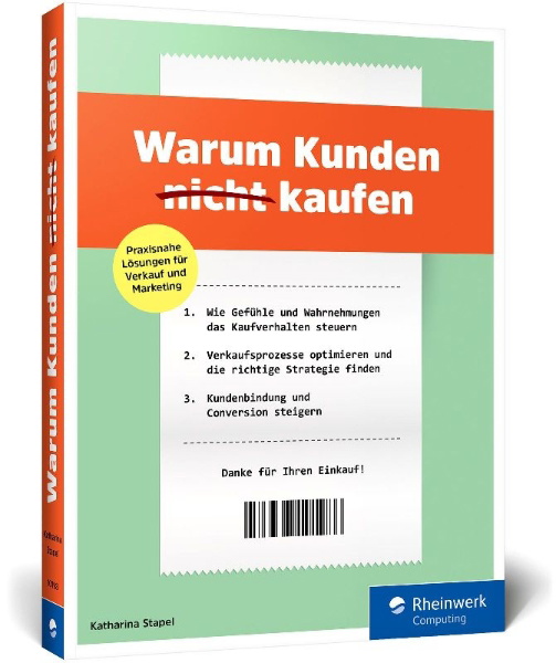 Buchcover und Innenansicht für das Buch: Warum Kunden (nicht) kaufen