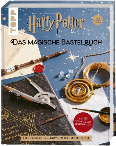Buchcover und Innenansicht für das Buch: Harry Potter: Crafting Wizardry