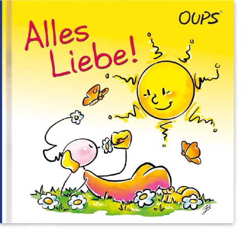 Buchcover und Innenansicht für das Buch: Alles Liebe