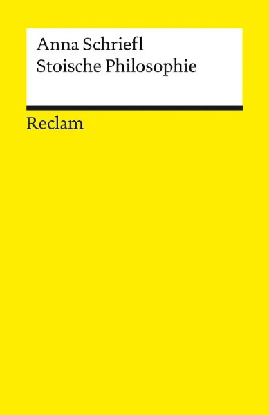 Buchcover und Innenansicht für das Buch: Stoische Philosophie. Eine Einführung