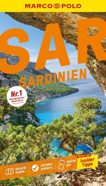 Buchcover und Innenansicht für das Buch: MARCO POLO Reiseführer Sardinien