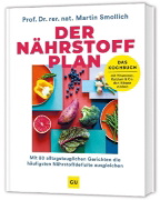 Buchcover und Innenansicht für das Buch: Der Nährstoff-Plan - Das Kochbuch