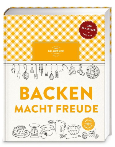 Buchcover und Innenansicht für das Buch: Backen macht Freude