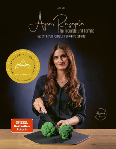 Buchcover und Innenansicht für das Buch: Ayses Rezepte für Familie und Freunde