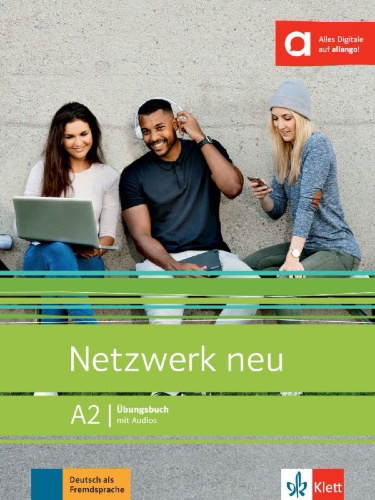 Buchcover und Innenansicht für das Buch: Netzwerk neu A2. Übungsbuch mit Audios