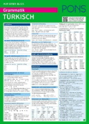 Buchcover und Innenansicht für das Buch: PONS Grammatik auf einen Blick Türkisch