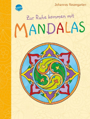 Buchcover und Innenansicht für das Buch: Zur Ruhe kommen mit Mandalas