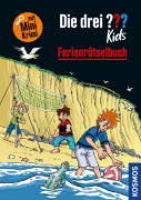 Buchcover und Innenansicht für das Buch: Die drei ??? Kids Ferienrätselbuch