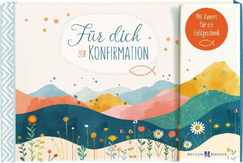 Buchcover und Innenansicht für das Buch: Für dich zur Konfirmation