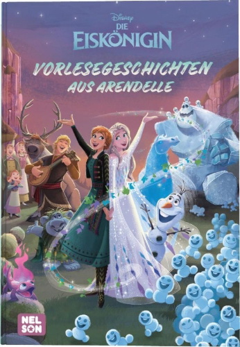 Buchcover und Innenansicht für das Buch: Disney Die Eiskönigin: Vorlesegeschichten aus Arendelle