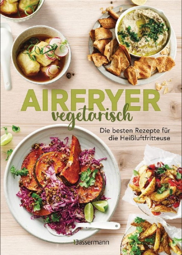 Buchcover und Innenansicht für das Buch: Everyday Airfryer