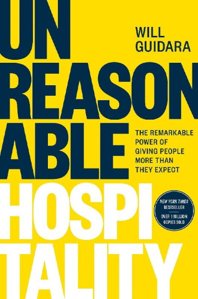 Buchcover und Innenansicht für das Buch: Unreasonable Hospitality