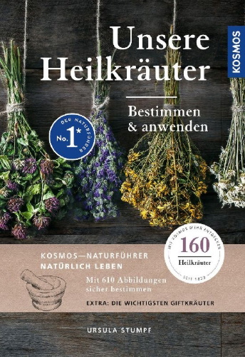 Buchcover und Innenansicht für das Buch: Unsere Heilkräuter