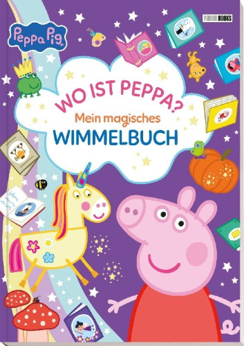 Buchcover und Innenansicht für das Buch: Where's Peppa? Magical Adventures