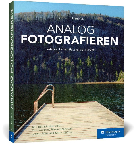Buchcover und Innenansicht für das Buch: Analog fotografieren
