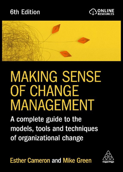 Buchcover und Innenansicht für das Buch: Making Sense of Change Management