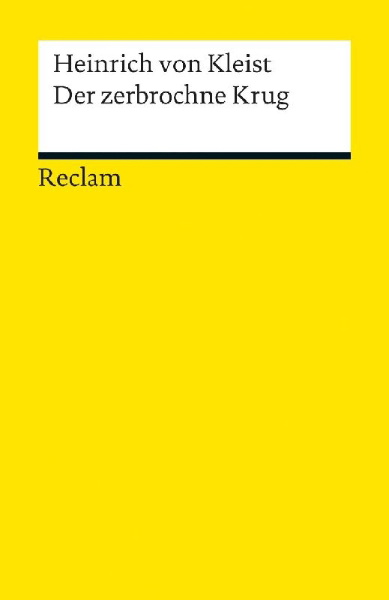 Buchcover und Innenansicht für das Buch: Der zerbrochne Krug. Ein Lustspiel