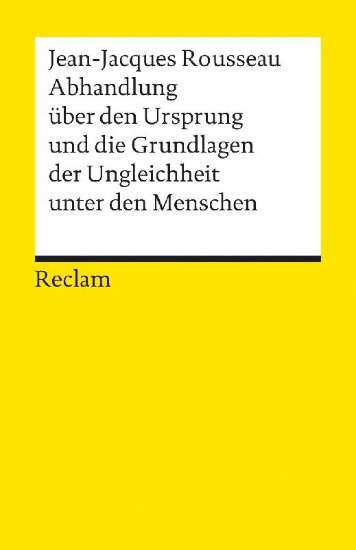 Buchcover und Innenansicht für das Buch: Abhandlung über den Ursprung und die Grundlagen der Ungleichheit unter den Menschen