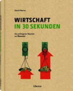 Buchcover und Innenansicht für das Buch: Wirtschaft in 30 Sekunden