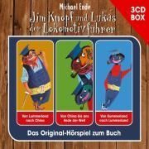 Buchcover und Innenansicht für das Buch: Jim Knopf Hörspielbox