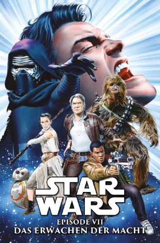 Buchcover und Innenansicht für das Buch: US-Star Wars: The Force Awakens (2016)