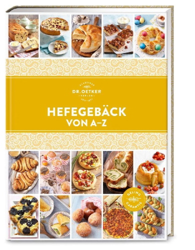 Buchcover und Innenansicht für das Buch: Hefegebäck von A-Z
