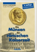 Buchcover und Innenansicht für das Buch: Die Münzen der römischen Kaiserzeit