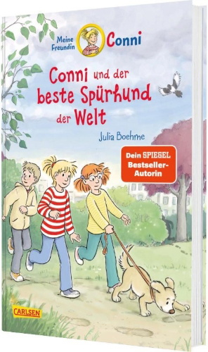 Buchcover und Innenansicht für das Buch: Conni Erzählbände 44: Conni und der beste Spürhund der Welt