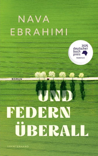Buchcover und Innenansicht für das Buch: Und Federn überall