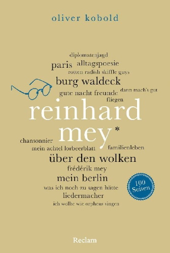 Buchcover und Innenansicht für das Buch: Reinhard Mey. 100 Seiten