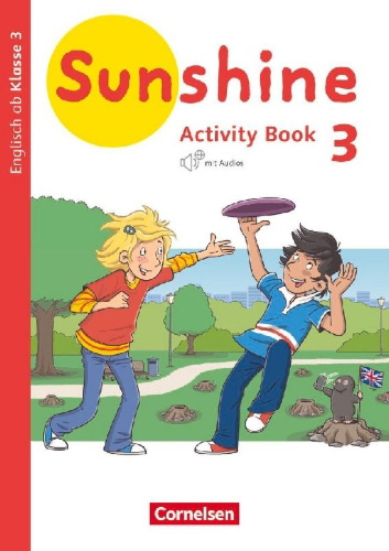 Buchcover und Innenansicht für das Buch: Sunshine 3. Schuljahr. Baden-Württemberg, Hessen, Niedersachsen - Activity Book