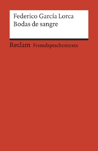 Buchcover und Innenansicht für das Buch: Bodas de sangre