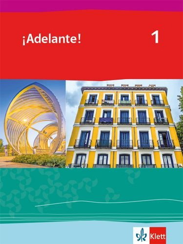 Buchcover und Innenansicht für das Buch: ¡Adelante! 1. Schülerbuch 1. Lernjahr