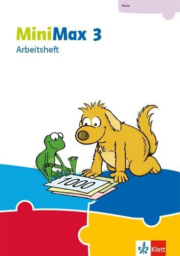 Buchcover und Innenansicht für das Buch: MiniMax 3. Arbeitsheft zum Ausleihmaterial Klasse 3