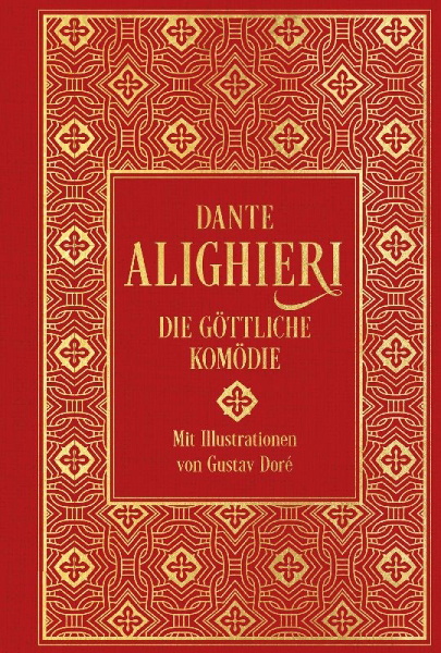 Buchcover und Innenansicht für das Buch: Die Göttliche Komödie: mit über 100 Illustrationen