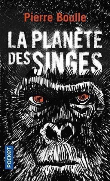 Buchcover und Innenansicht für das Buch: Planet der Affen