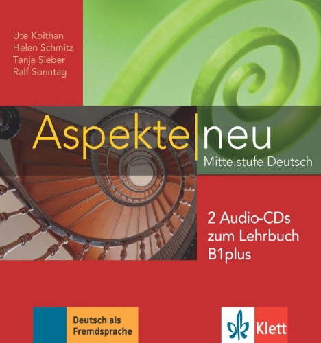 Buchcover und Innenansicht für das Buch: Aspekte neu B1 plus. 2 Audio-CDs zum Lehrbuch