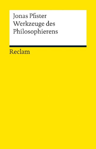 Buchcover und Innenansicht für das Buch: Werkzeuge des Philosophierens