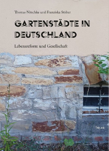 Buchcover und Innenansicht für das Buch: Gartenstädte in Deutschland