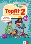 Buchcover und Innenansicht für das Buch: Team Drachenstark: Topfit in Klasse 2