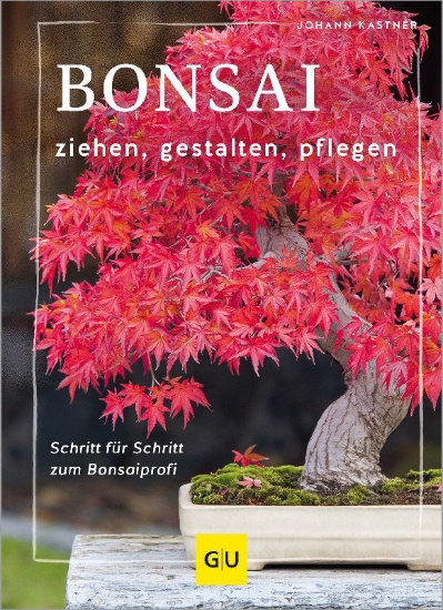 Buchcover und Innenansicht für das Buch: Bonsai ziehen, gestalten und pflegen