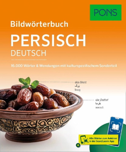 Buchcover und Innenansicht für das Buch: PONS Bildwörterbuch Persisch