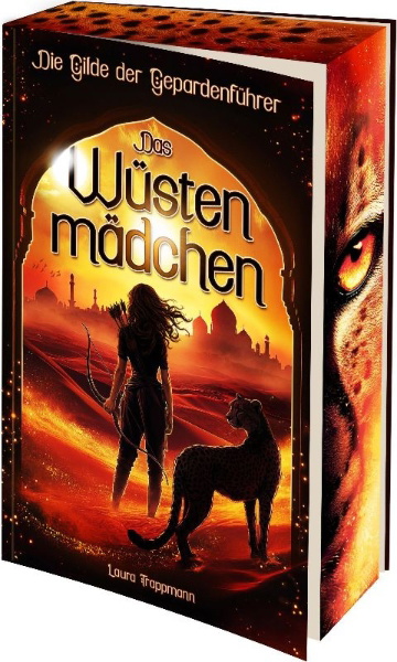 Buchcover und Innenansicht für das Buch: Das Wüstenmädchen - Die Gilde der Gepardenführer