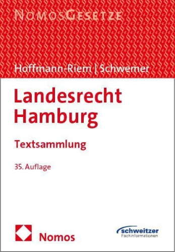 Buchcover und Innenansicht für das Buch: Landesrecht Hamburg