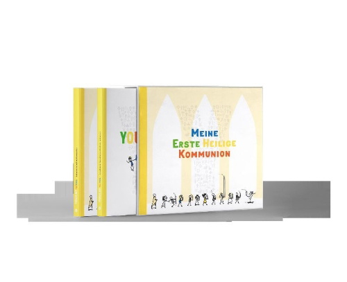 Buchcover und Innenansicht für das Buch: Youcat for Kids und Erinnerungsalbum