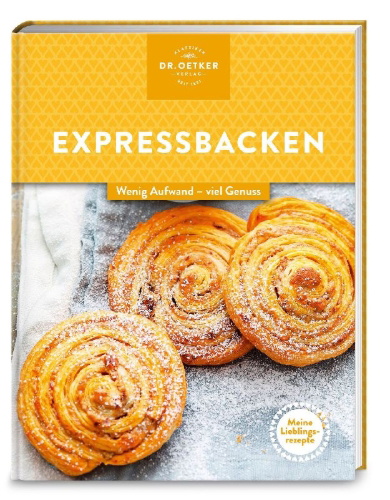Buchcover und Innenansicht für das Buch: Meine Lieblingsrezepte: Expressbacken