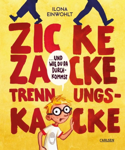 Buchcover und Innenansicht für das Buch: Zicke zacke Trennungskacke - und wie du da durchkommst