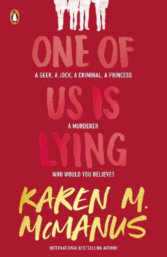 Buchcover und Innenansicht für das Buch: One of Us is Lying