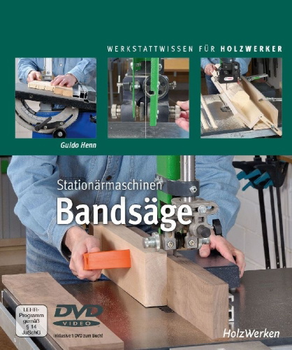 Buchcover und Innenansicht für das Buch: Stationärmaschinen - Bandsäge